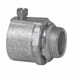 EATON Crouse-Hinds 154P Non-Insulated Setscrew Straight Connector 1-1/2 In