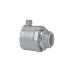 EATON Crouse-Hinds 152P Non-Insulated Set Screw Straight Conduit Connector 1 in