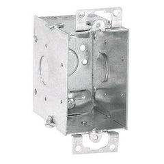 EATON Crouse-Hinds TP238 3 x 2 x 3-1/2 Inch Steel Gangable Switch Box