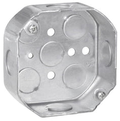 EATON Crouse-Hinds TP274 4 x 1-1/2 Steel Octagon Outlet Box