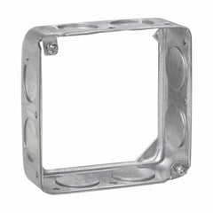 EATON Crouse-Hinds TP426 Steel Square Extension Ring 4 In Width 1-1/2 In Depth 21.0 Cubic Inch Capacity