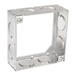 EATON Crouse-Hinds TP426 Steel Square Extension Ring 4 In Width 1-1/2 In Depth 21.0 Cubic Inch Capacity