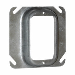 EATON Crouse-Hinds TP490 1-1/4 Raised Steel 1-Device Square Outlet Box Mud Ring