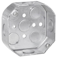 EATON Crouse-Hinds TP278 4 x 1-1/2 Steel Octagon Outlet Box