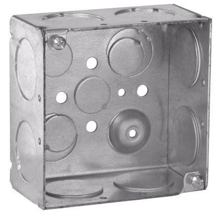 EATON Crouse-Hinds TP436 Square Outlet Box 4 Square 2-1/8 Deep