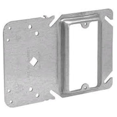 EATON Crouse-Hinds TP31000 5/8 Inch Raised Steel 1-Gang Square Box Cover