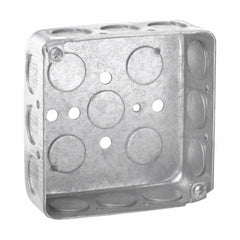 EATON Crouse-Hinds TP410 Square Outlet Box 4 In Width X 2-1/2 In Depth X 4 In Height