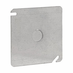 EATON Crouse-Hinds TP478 4 Steel Flat Square Box Cover