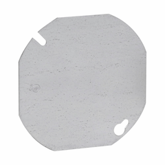 EATON Crouse-Hinds TP322 4 Steel Flat Blank Octagon Box Cover
