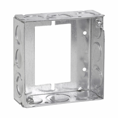 EATON Crouse-Hinds TP422 Square Box Extension Ring 4 in Built Steel