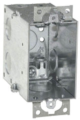 EATON Crouse-Hinds TP244 3 x 2 x 3-1/2 Steel Gangable Switch Box