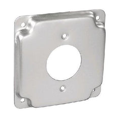 EATON Crouse-Hinds TP507 4 Square Surface Cover, 20 Amp Single Receptacle, 5.5 Cubic Inch, Replacement MPN