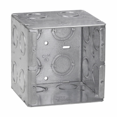 EATON Crouse-Hinds TP691 Crouse-Hinds 3-3/4 x 3-1/2 x 3-3/4 Steel 2-Gang Masonry Box