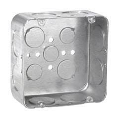 EATON Crouse-Hinds TP560 4-11/16x 4-11/16x 2-1/8 Steel Drawn Square Outlet Box
