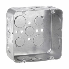 EATON Crouse-Hinds TP560 4-11/16x 4-11/16x 2-1/8 Steel Drawn Square Outlet Box