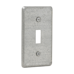 EATON B-Line TP618 Crouse-Hinds Steel 1-Toggle Switch Utility Box Cover