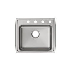 ELKAY Elkay LRAD2219654 Lustertone Classic Stainless Steel Sink 22 x 19-1/2 Drop-In ADA Sink