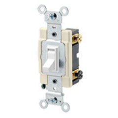 LEVITON Leviton 54503-2W 3-Way Framed AC Quiet Toggle Switch 120/277V