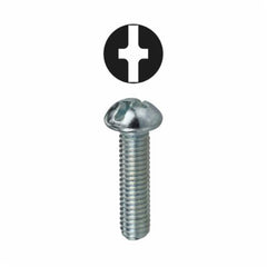 LH DOTTIE L.H. Dottie RMC103234 #10-32 x 3/4 Inch Zinc Plated Steel Phillips/Slotted Round Head Machine Screw