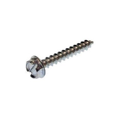 METALLICS Metallics JDS181 Self-Piercing Sheet Metal Screw, Imperial, #10, 3/4 in L, Slotted Drive, Indented Hex Washer Head