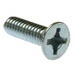 METALLICS Metallics JFMP68 Zinc Chromate Steel Phillips Drive Flat Head Fully Threaded Machine Screw #6 x 1-1/4-Inch