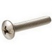 METALLICS Metallics JRM140 Metallics JRM140 Zinc Plated Steel Phillips/Slotted Drive Round Head Fully Threaded Combo Machine Screw #6 x 2-1/2-Inch
