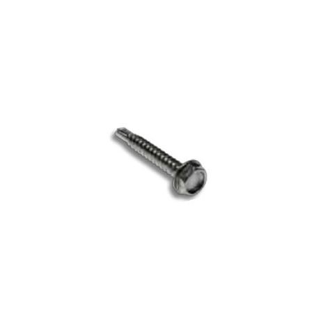 METALLICS Metallics JTEKD14 Self-Drilling and Tapping Screw, #8-18, 1 in OAL, Hex Washer Head, Hex Drive, Steel, Zinc Chromate