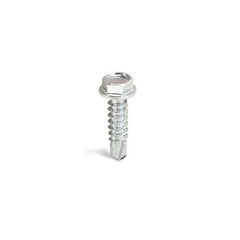 METALLICS Metallics JTEKD6 Self-Drilling and Tapping Screw, #10-16, 3/4 in OAL, Hex Head, Steel, Drill Pont
