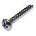 METALLICS Metallics JTS28 Zinc Chromate Steel Phillips/Slotted Drive Pan Head Self-Tapping Sheet Metal Screw #10 x 1-Inch