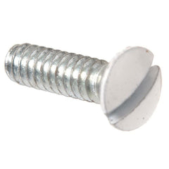 METALLICS Metallics SP282 Steel/Stainless Steel Slotted Drive Oval Head Fully Threaded Wallplate Screw #6 x 2-Inch
