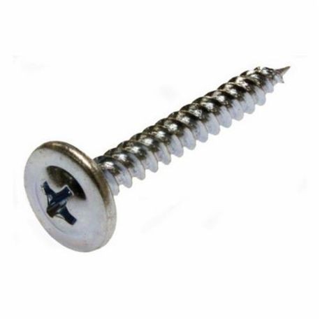 METALLICS Metallics WDW1M Self-Piercing Drywall Screw, #8, 1/2 in OAL, Wafer Head, Zinc Chromate