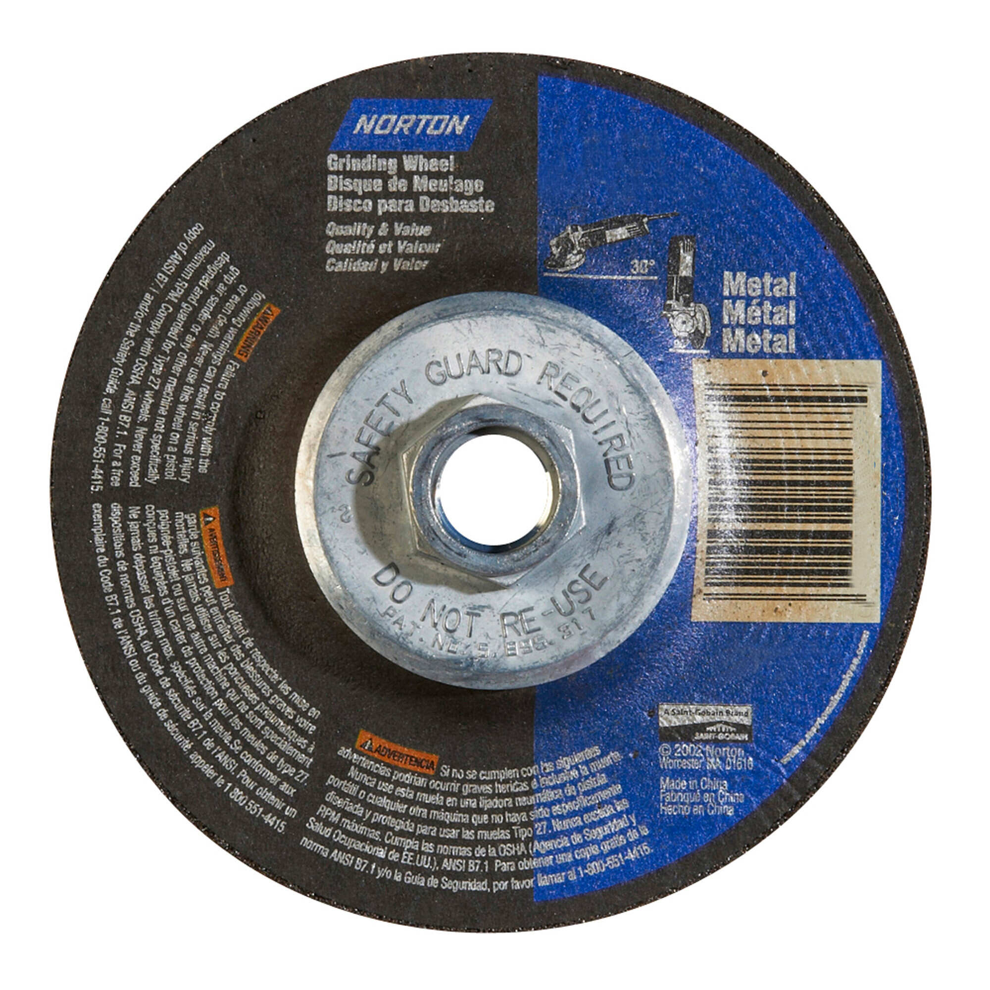 NORTON 66252843609 GRINDING & CUT OFF WHEELS