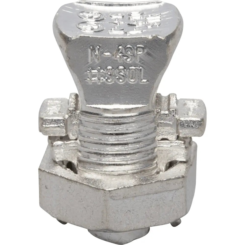 NSI NSI N-4SP Copper Split Bolt, 4 AWG, Tin Plated