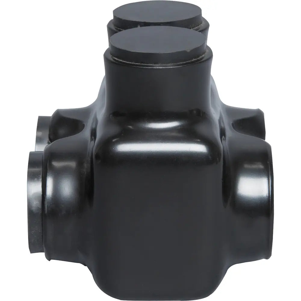 NSI NSI IT-600 2-Port Black Multi-Tap Pre-Insulated Connector, 6 AWG to 600 MCM