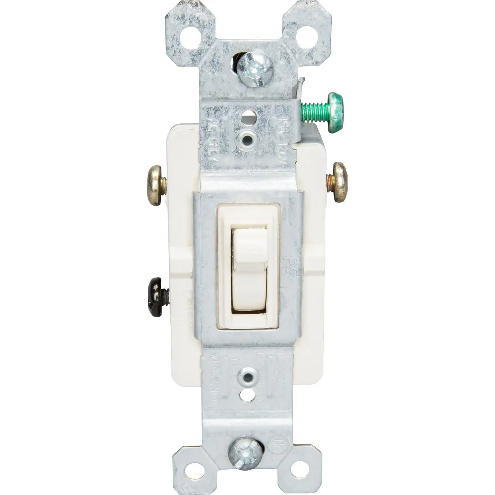 LEGRAND Pass & Seymour 663LAG 3-Pole Self-Grounding Toggle Switch 120 VAC 15 Amp Light Almond