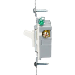 LEGRAND Pass & Seymour 663LAG 3-Pole Self-Grounding Toggle Switch 120 VAC 15 Amp Light Almond