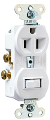 LEGRAND Pass & Seymour 691W 1-Pole Combination Switch & Receptacle Device 15A 120/125 VAC