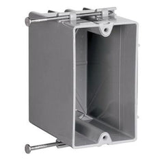 LEGRAND Pass & Seymour P122R Switch and Outlet Box, Single-Gang, Deep, With Threaded Mounting Holes
