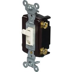 LEGRAND Pass Seymour 664LAG Toggle Switch 15 Amp 120 VAC 4-Pole Light Almond