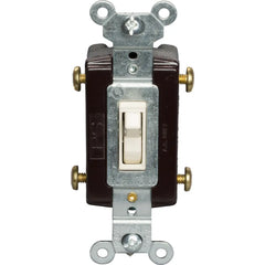 LEGRAND Pass Seymour 664LAG Toggle Switch 15 Amp 120 VAC 4-Pole Light Almond