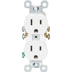 LEGRAND Pass & Seymour 3232W Duplex Receptacle 15 Amp 125 Volt NEMA 5-15R