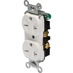 LEGRAND Pass & Seymour 5862W Heavy Duty Spec-Grade Duplex Receptacle 20A 250 VAC