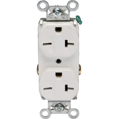 LEGRAND Pass & Seymour 5862W Heavy Duty Spec-Grade Duplex Receptacle 20A 250 VAC