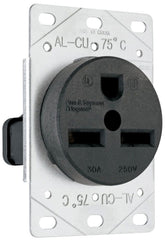 LEGRAND Pass & Seymour 3801 Straight Blade Receptacle 30A 250VAC 2-Pole 3-Wire