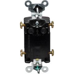 LEGRAND Pass & Seymour 664BKG Grounding Toggle Switch 15A 120 VAC Black