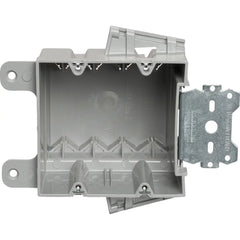 LEGRAND Pass Seymour S235S50AC Wood and Steel Stud Bracket Box with Quick/Click 2-Gang