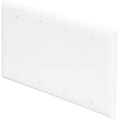 LEGRAND Pass & Seymour SP43W Wall Plate 4-Gang Blank Box Mounted White