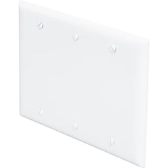LEGRAND Pass & Seymour SP33W 3-Gang Blank Wall Plate Box Mounted White