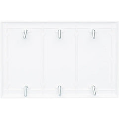 LEGRAND Pass & Seymour SP33W 3-Gang Blank Wall Plate Box Mounted White