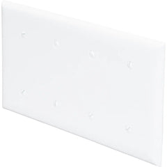 LEGRAND Pass & Seymour SP44W 4-Gang Thermoset Wall Plate, Blank, White